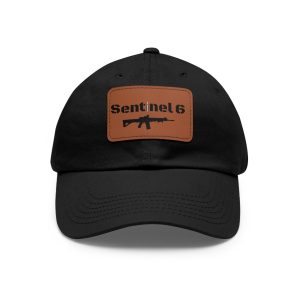Sentinel 6 LLC Dad Hat with Leather Patch – Personalized 2A Lifestyle Hat